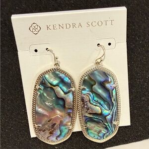 Kendra Scott 14K gold plated Iridescent Abalone Earrings
